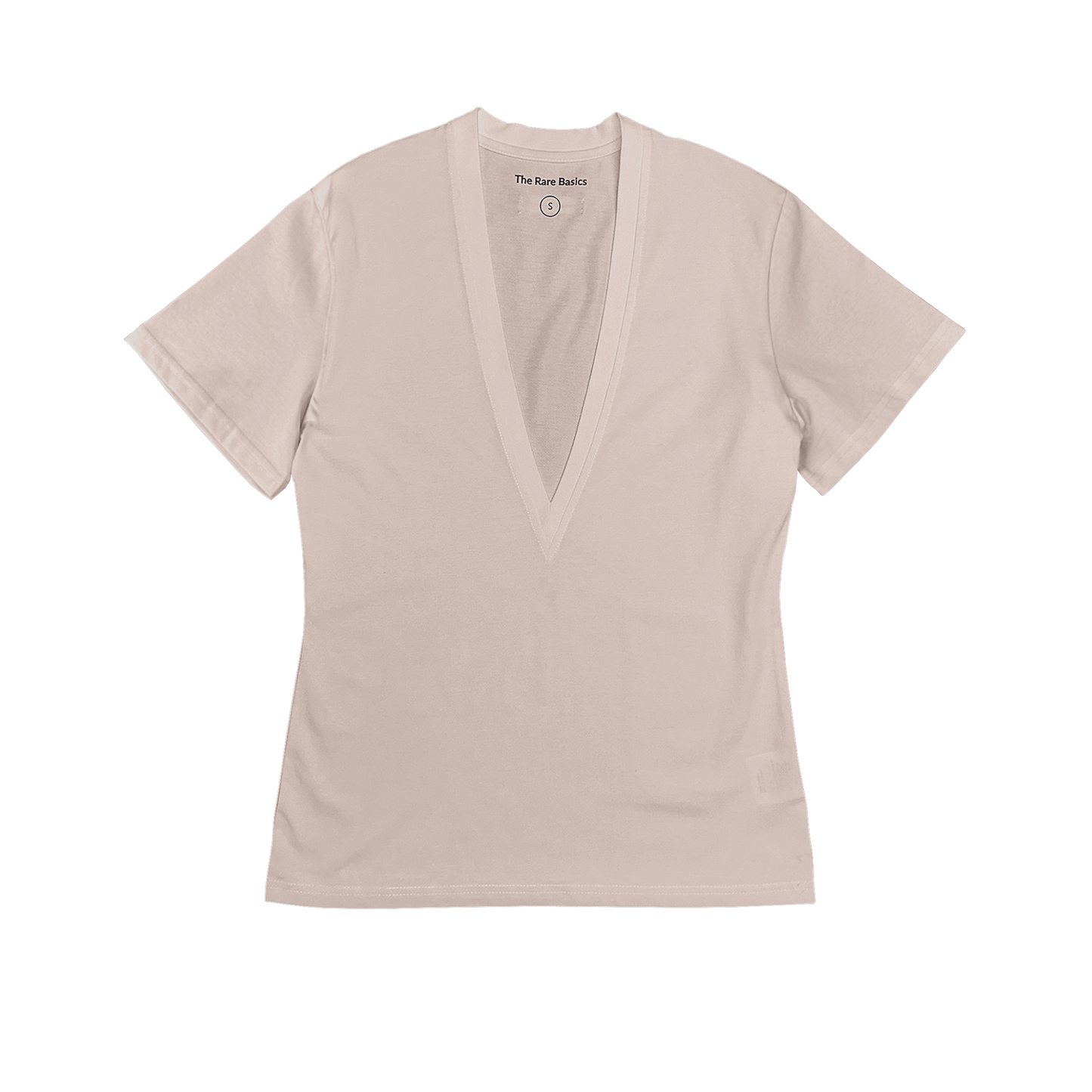 Short Sleeve Deep V-neck T-shirt