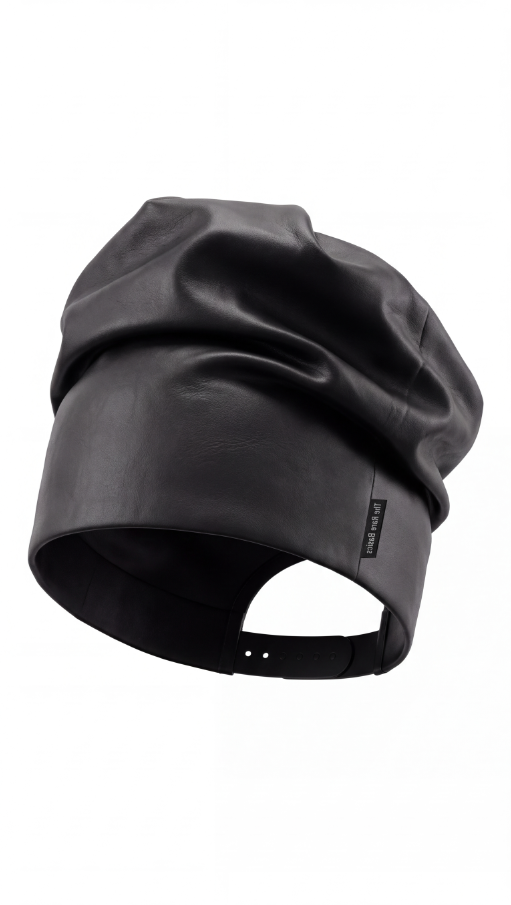 Basic Leather Beanie (Limited restock)