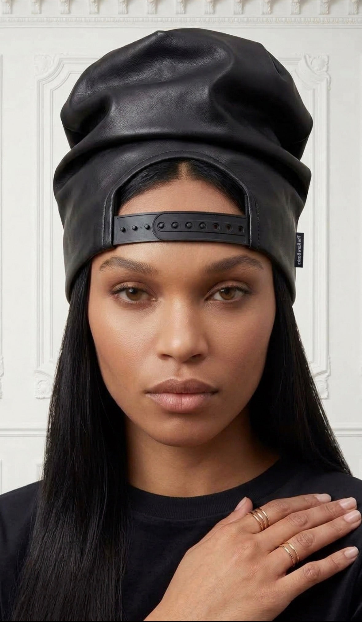 Basic Leather Beanie (Limited restock)