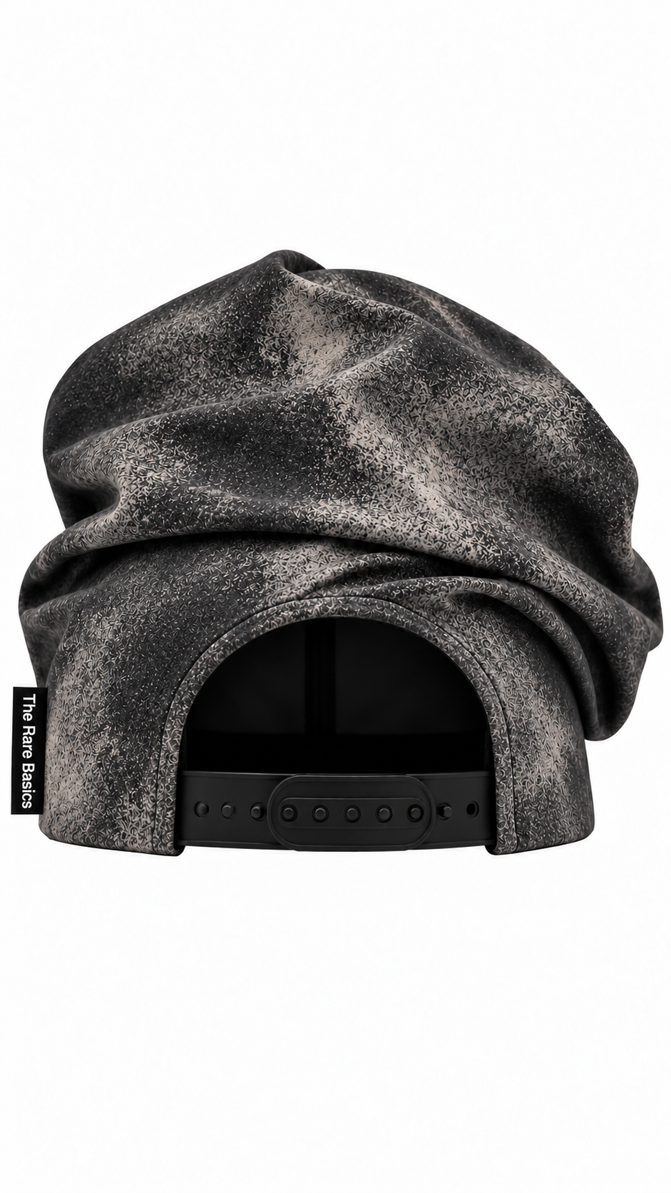 Distressed Leather Beanie